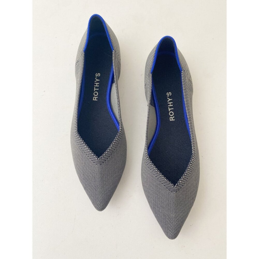 Rothy's the Point II Flats Shoes Gray